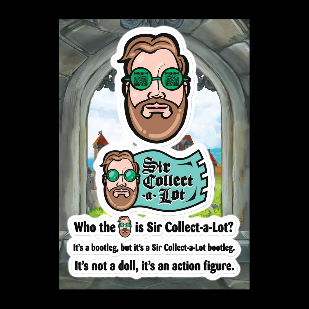 Sir Collect-a-Lot Sticker Sheet